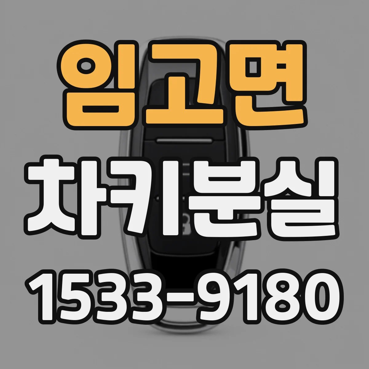 임고면 차키분실