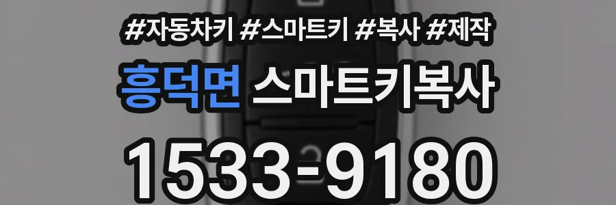흥덕면 스마트키복사