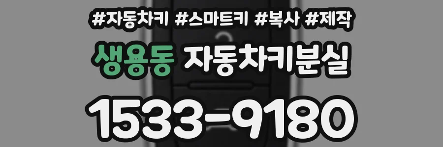 생용동 자동차키분실