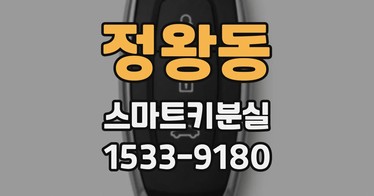 정왕동 스마트키분실