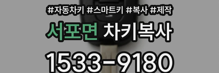 서포면 차키복사