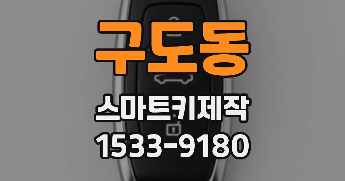 구도동 스마트키제작