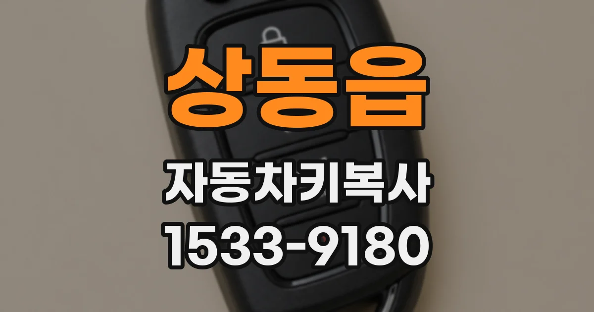 상동읍 자동차키복사
