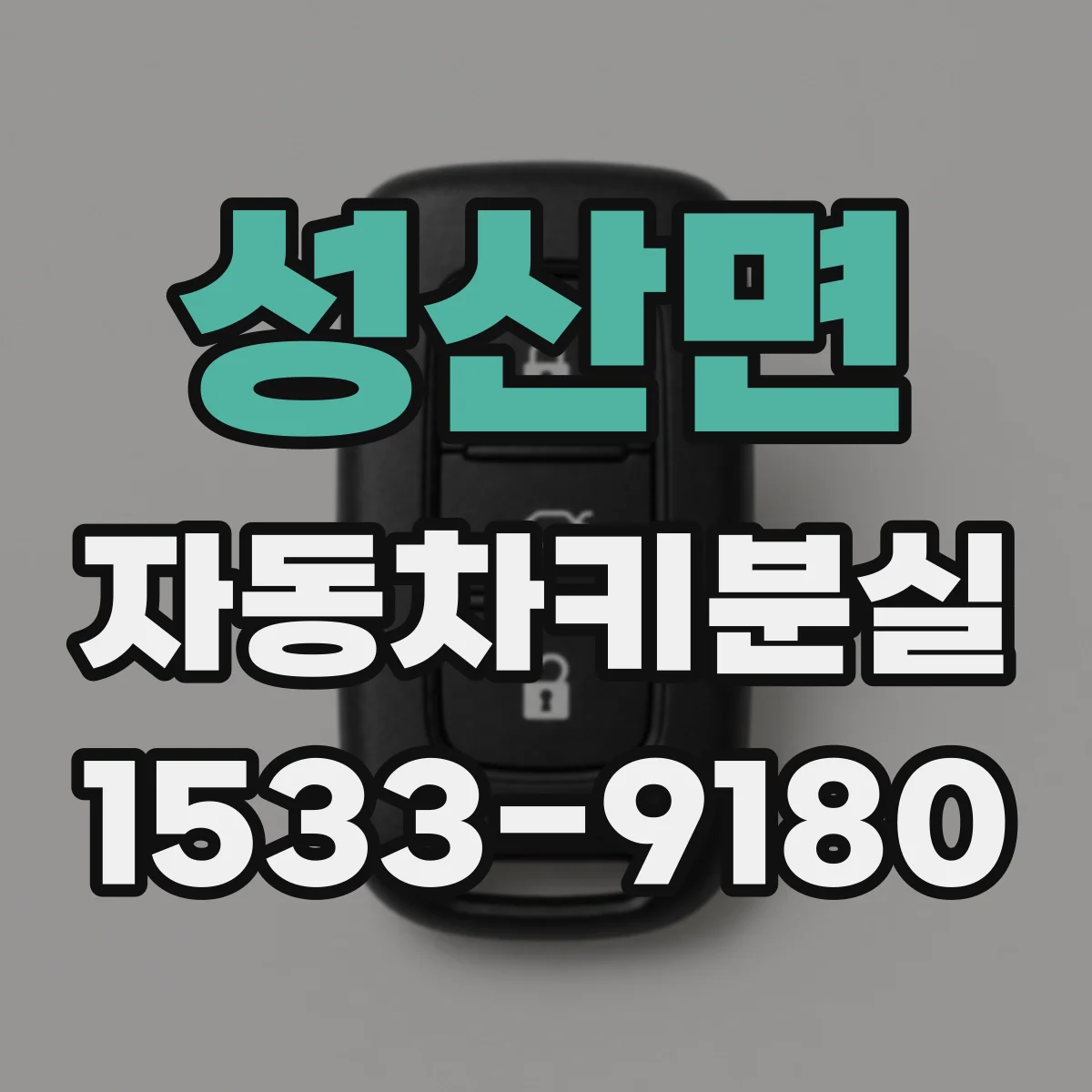 성산면 자동차키분실