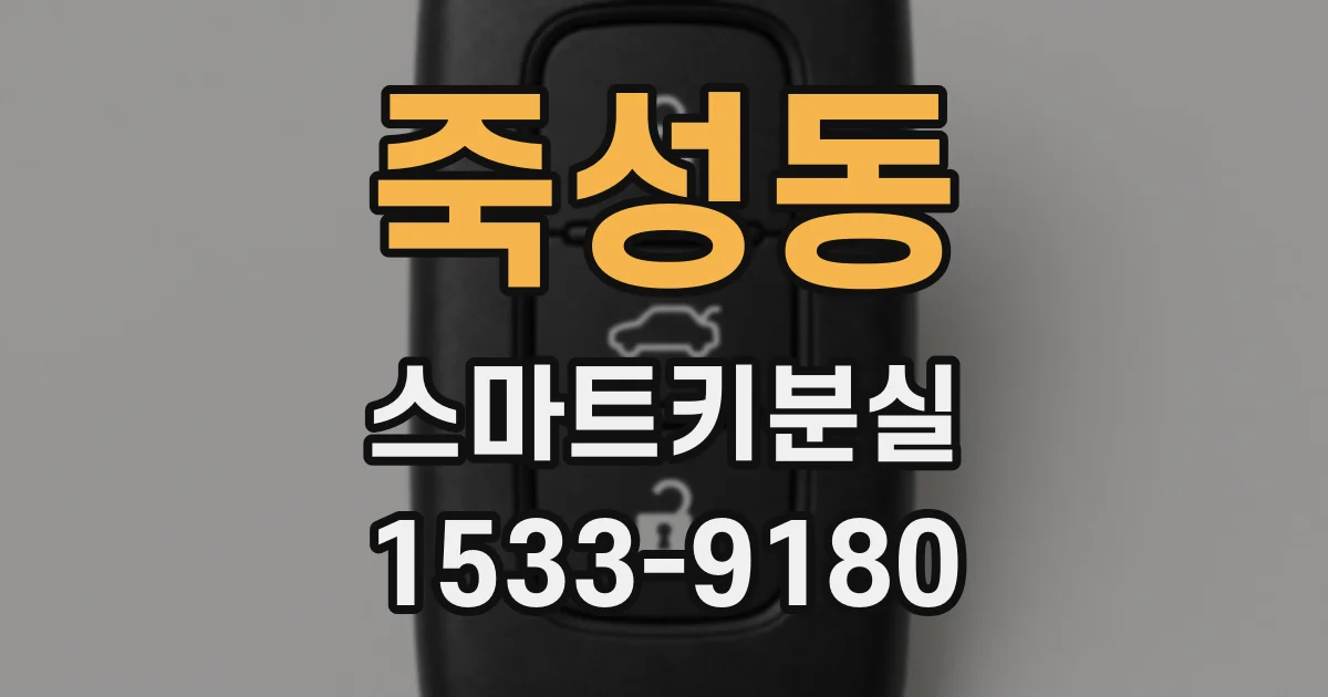 죽성동 스마트키분실