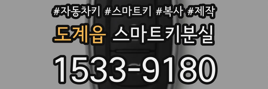 도계읍 스마트키분실