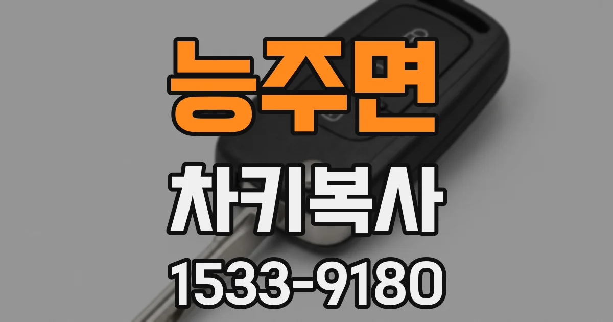 능주면 차키복사