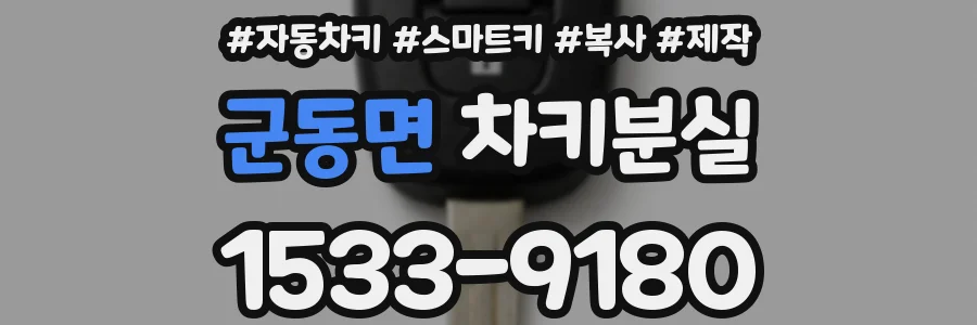 군동면 차키분실