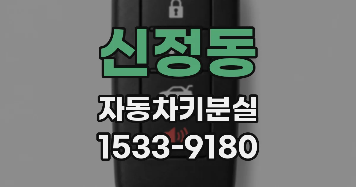 신정동 자동차키분실
