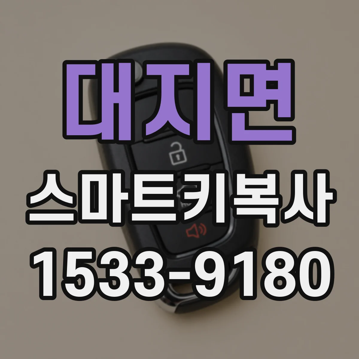 대지면 스마트키복사