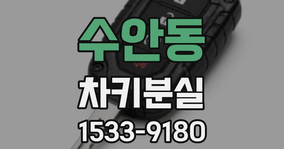 수안동 차키분실