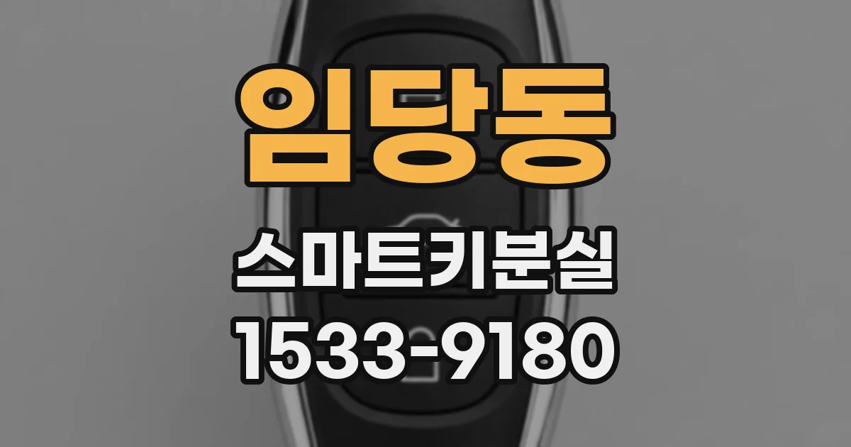임당동 스마트키분실
