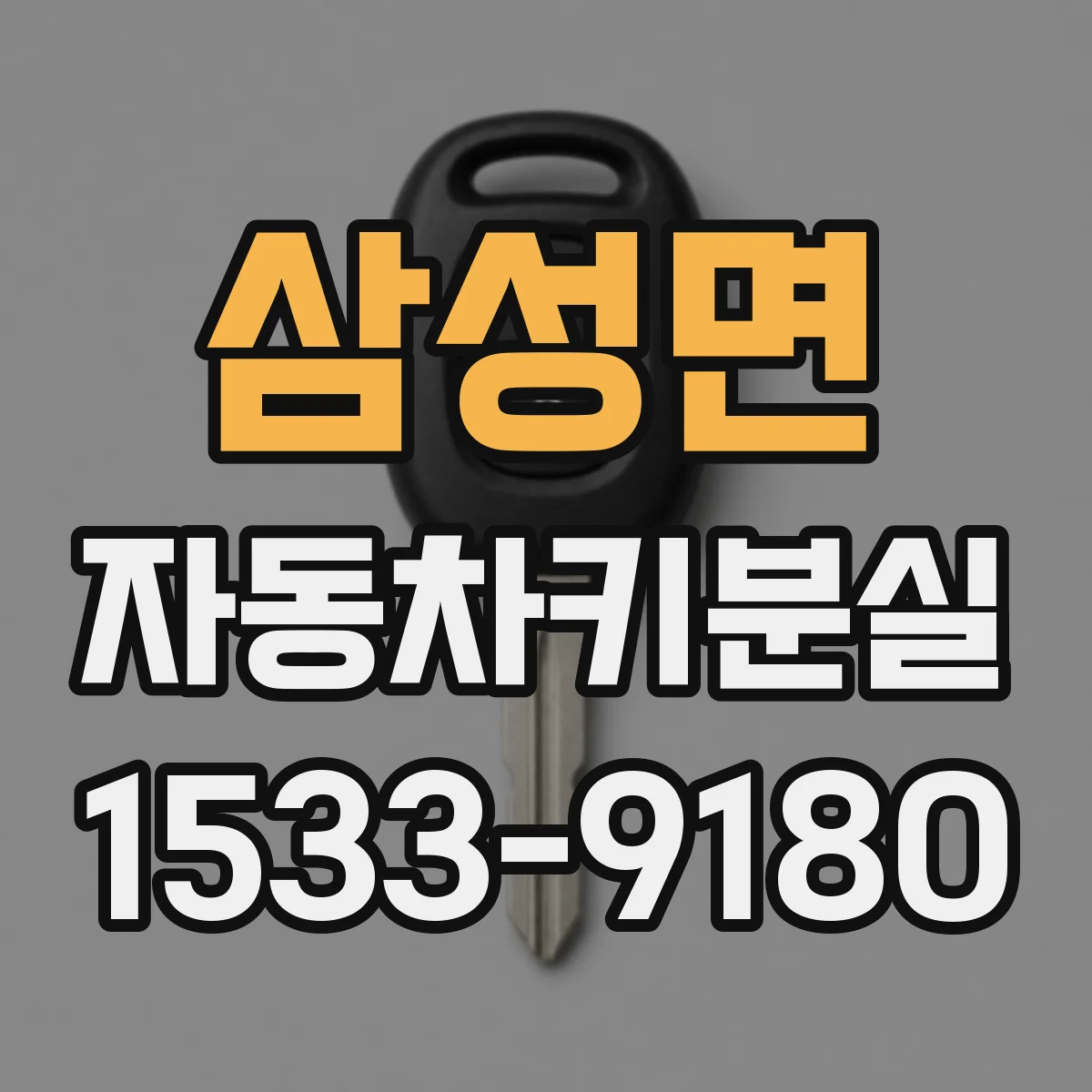 삼성면 자동차키분실