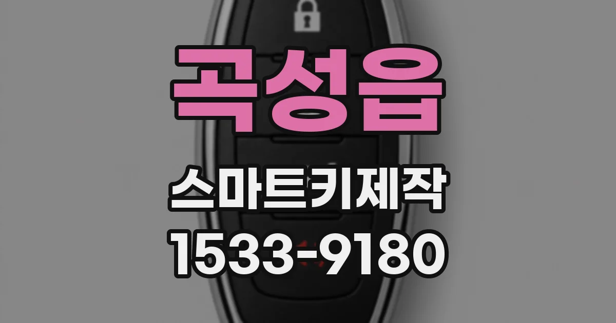 곡성읍 스마트키제작