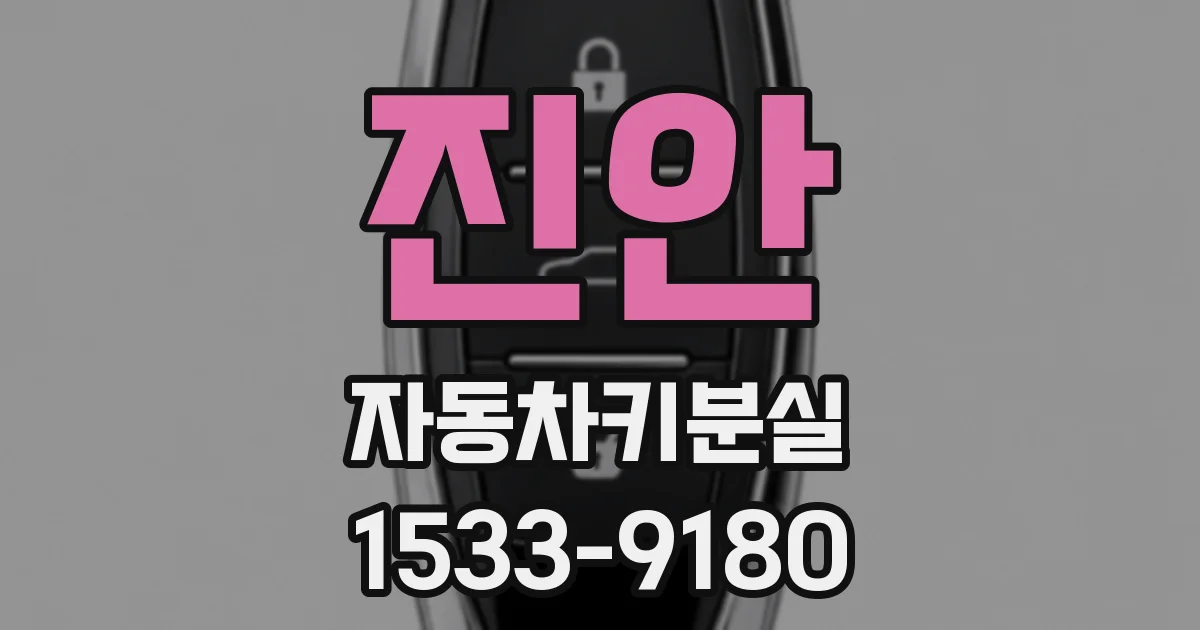 진안 자동차키분실