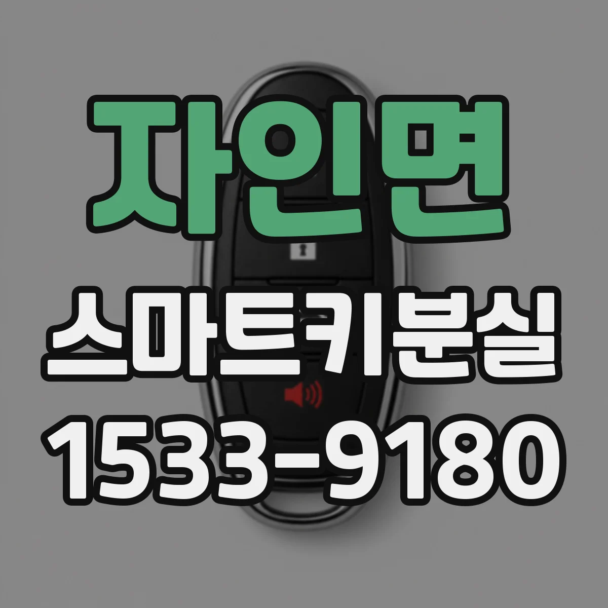 자인면 스마트키분실