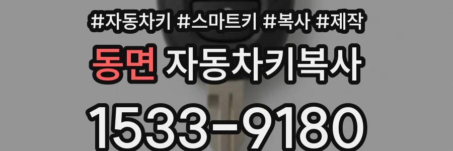동면 자동차키복사