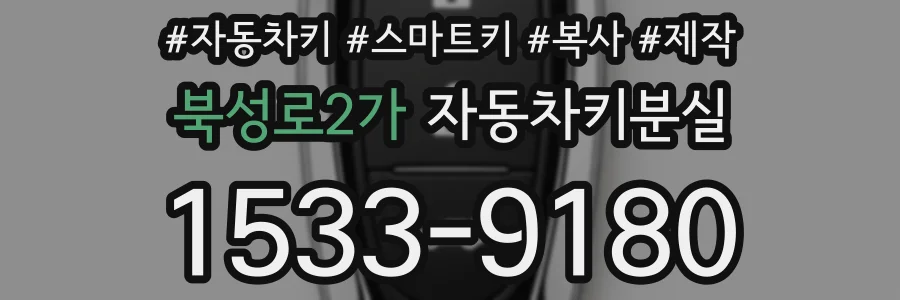 북성로2가 자동차키분실