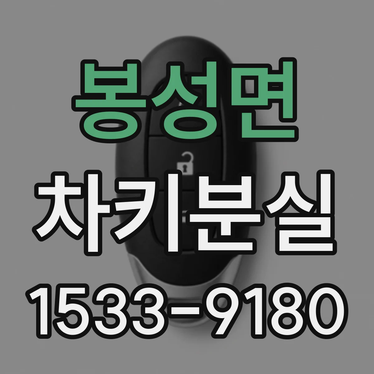 봉성면 차키분실