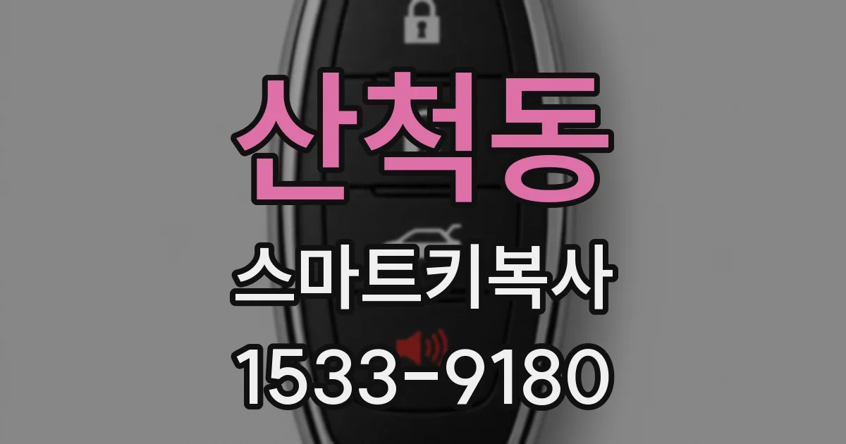 산척동 스마트키복사