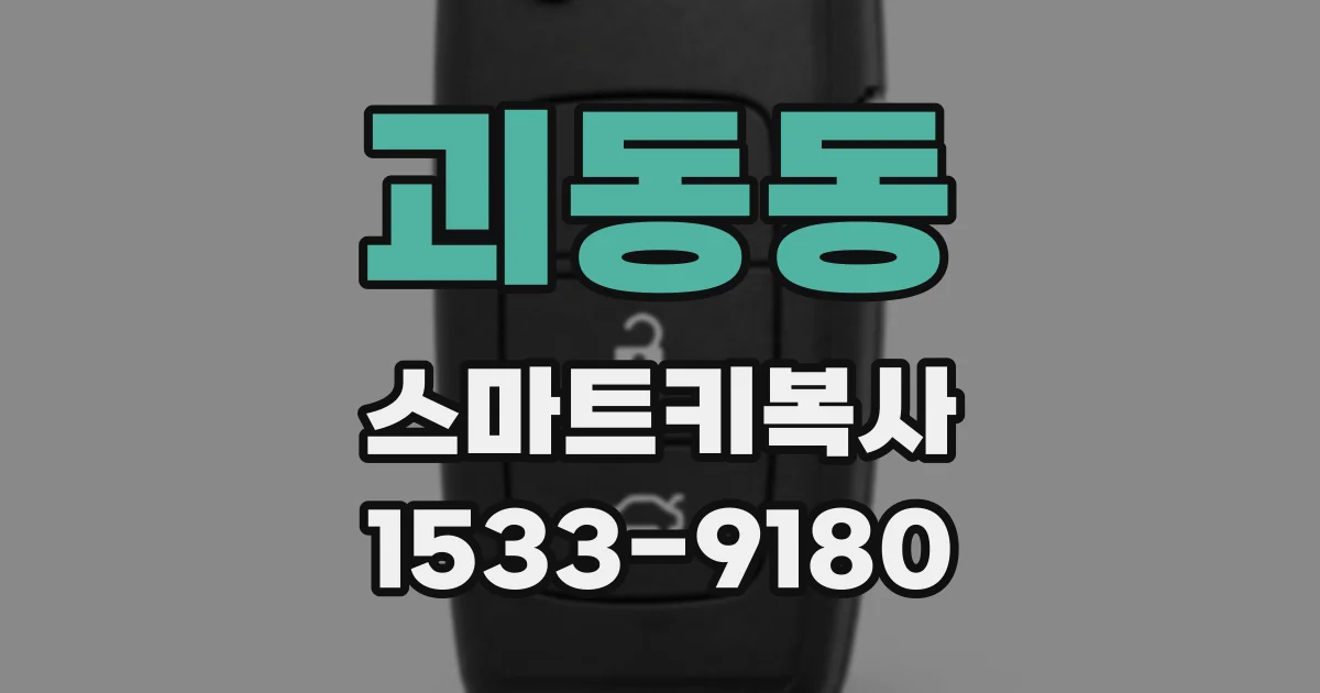 괴동동 스마트키복사