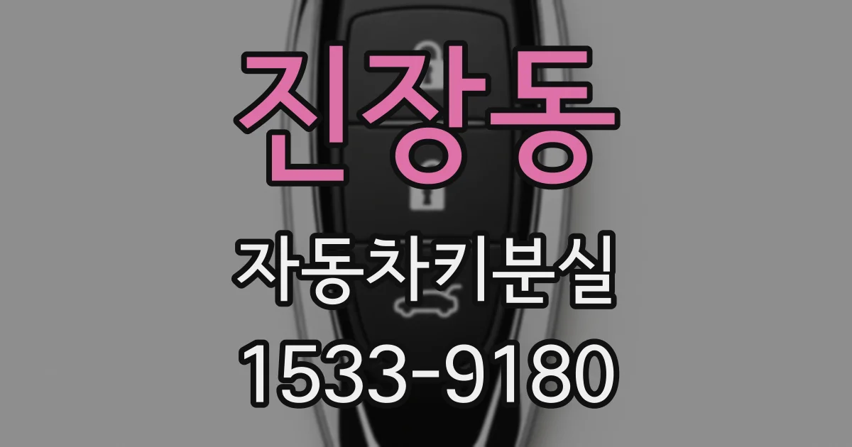 진장동 자동차키분실