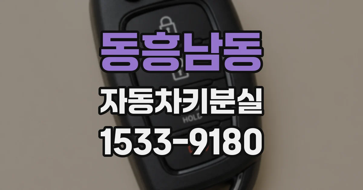 동흥남동 자동차키분실