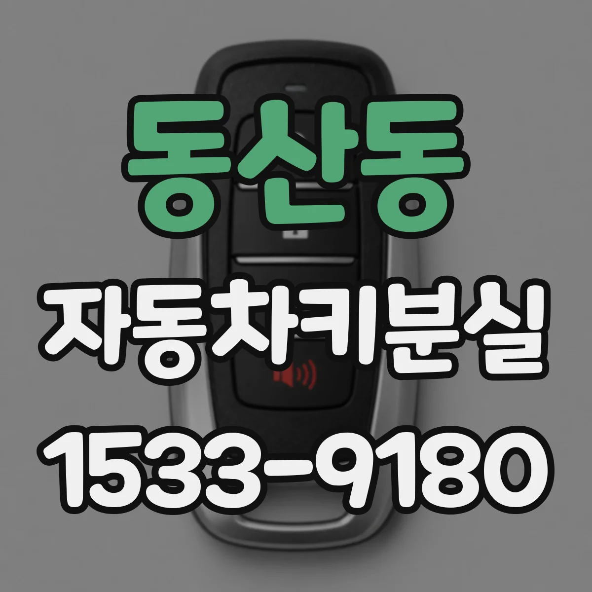 동산동 자동차키분실