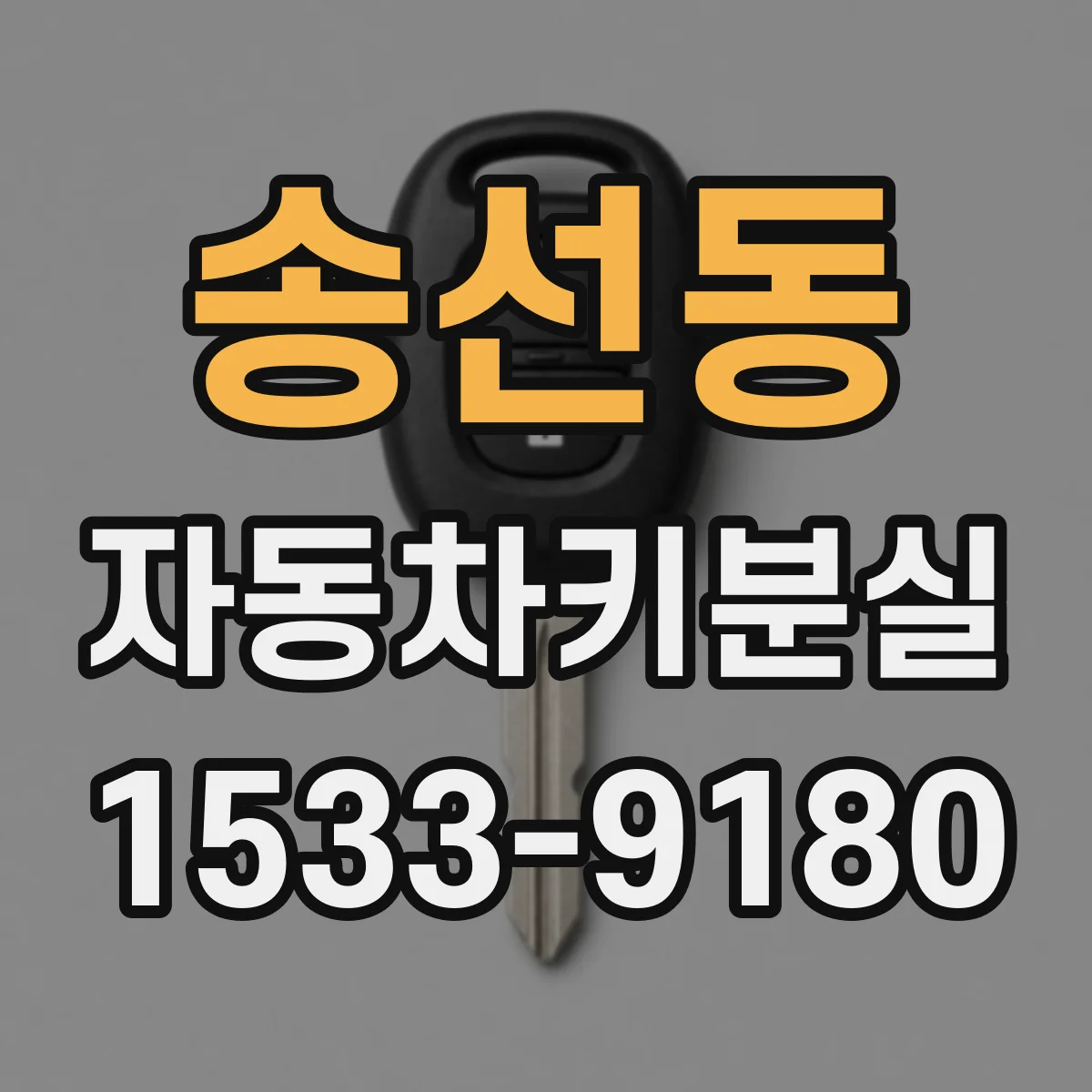 송선동 자동차키분실