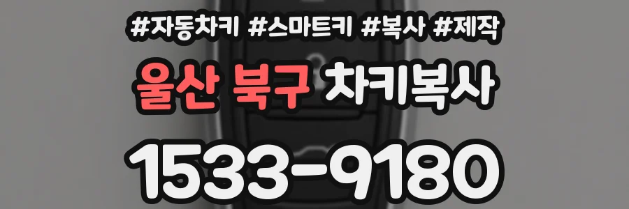 울산 북구 차키복사