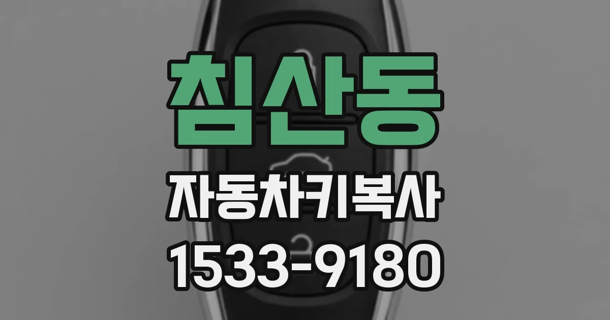 침산동 자동차키복사