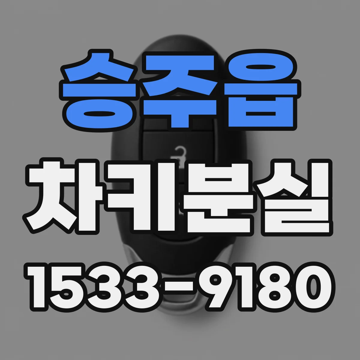 승주읍 차키분실