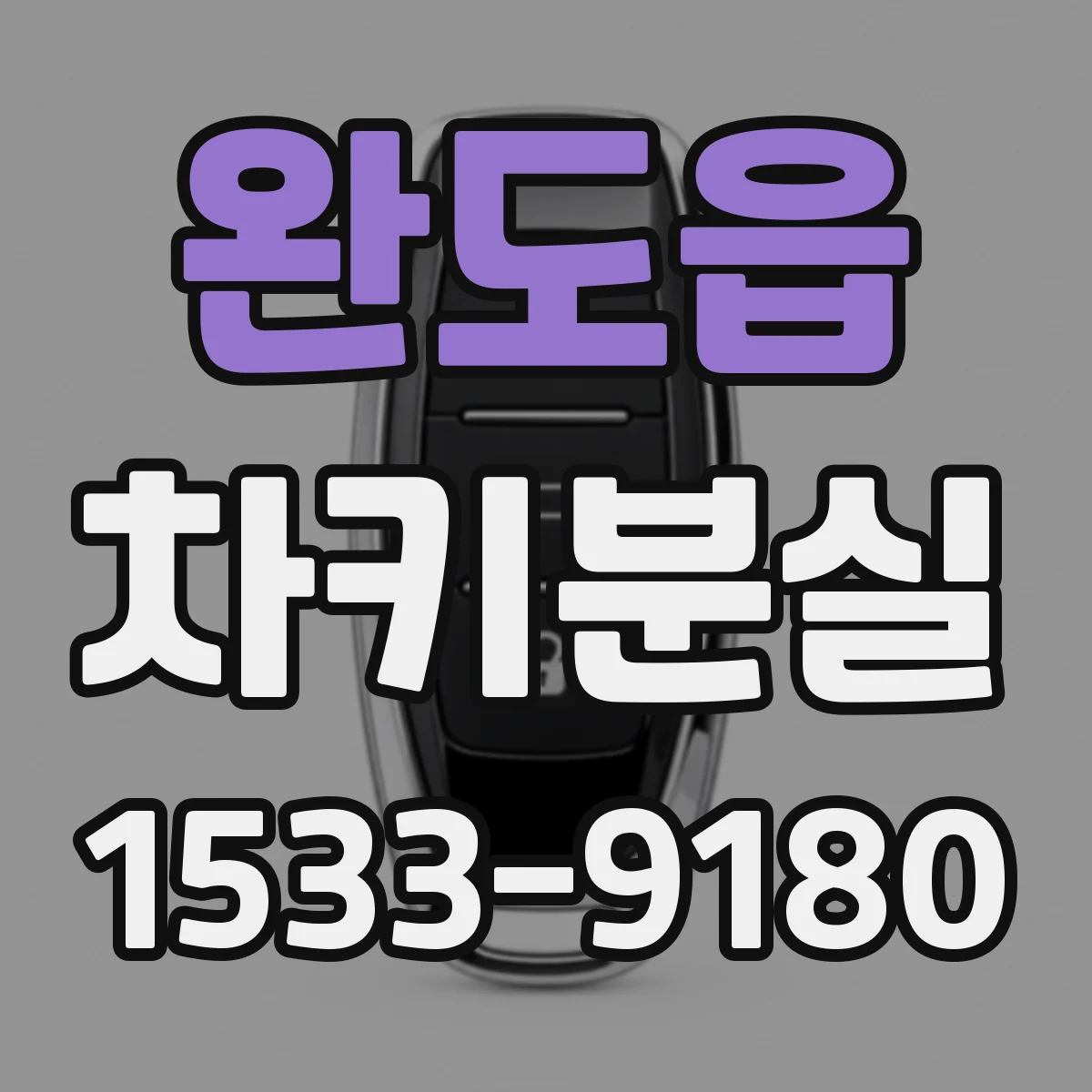 완도읍 차키분실