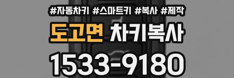 도고면 차키복사