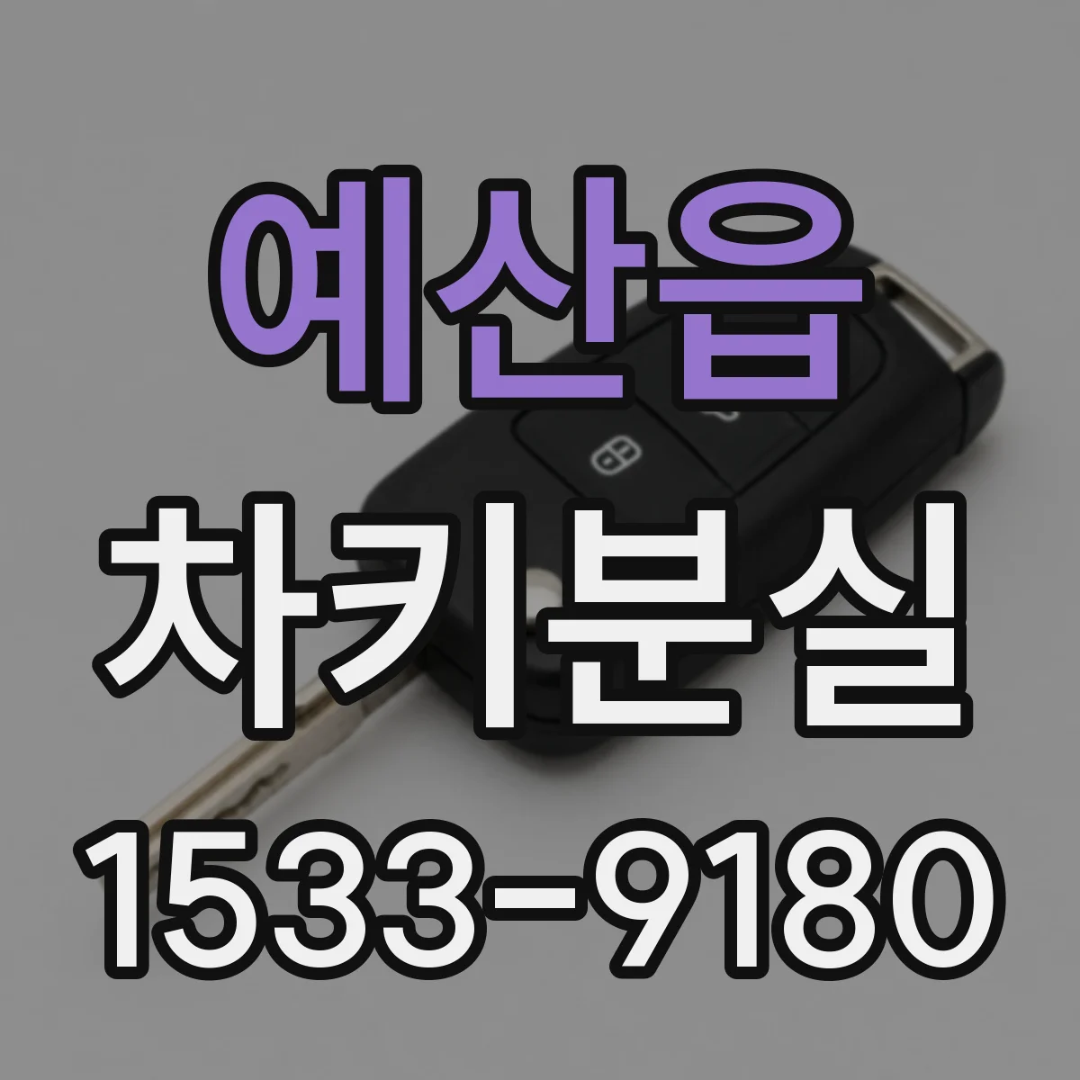 예산읍 차키분실