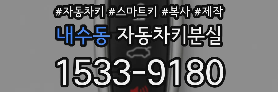 내수동 자동차키분실