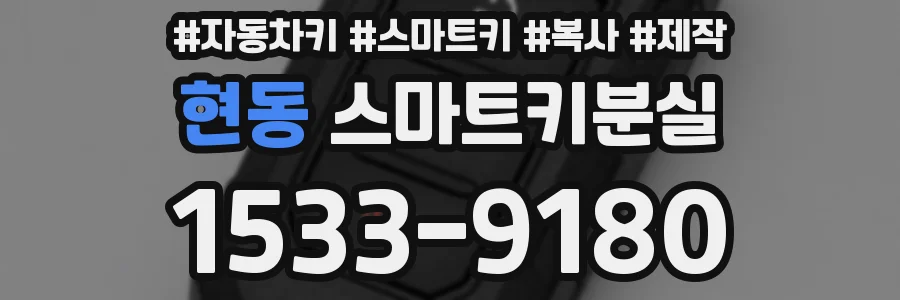 현동 스마트키분실