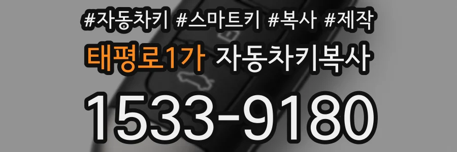 태평로1가 자동차키복사