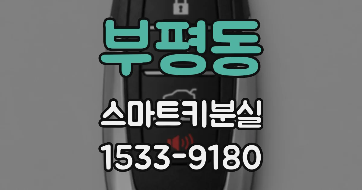 부평동 스마트키분실