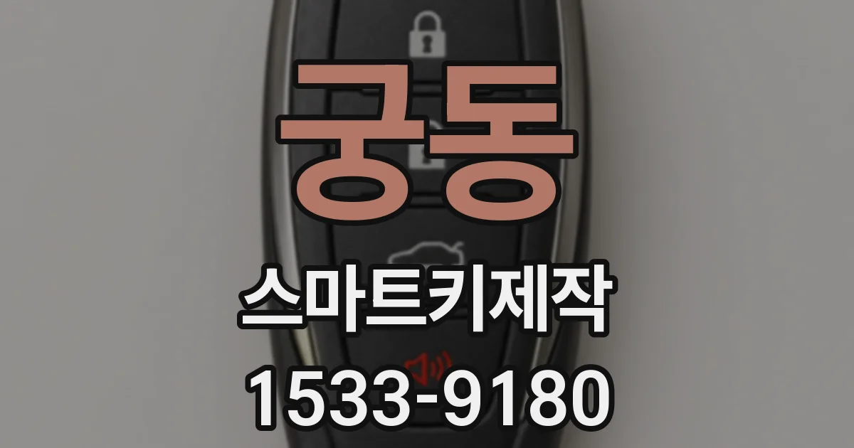 궁동 스마트키제작