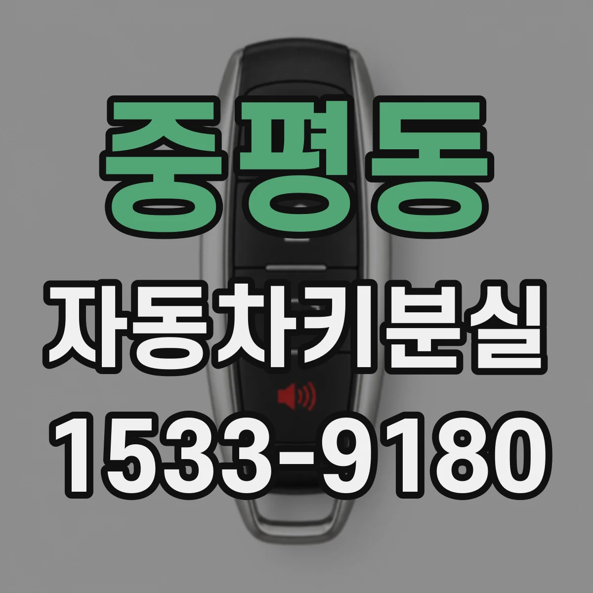 중평동 자동차키분실