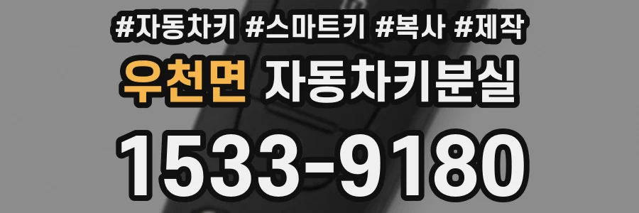 우천면 자동차키분실