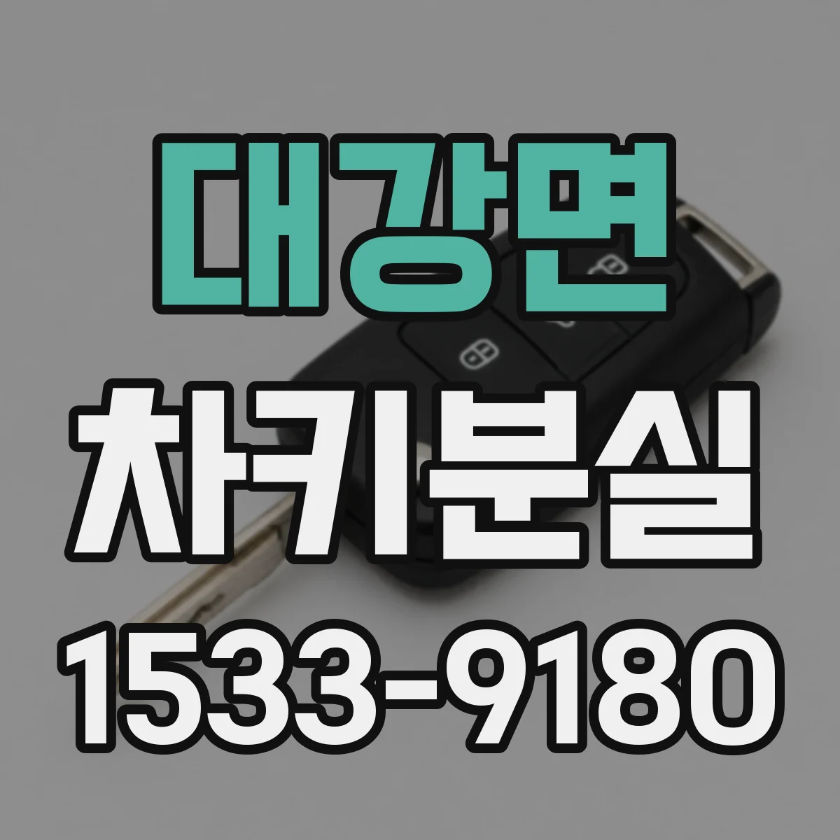 대강면 차키분실