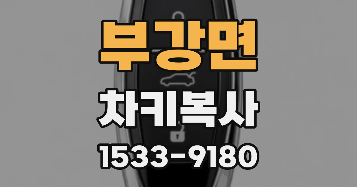 부강면 차키복사