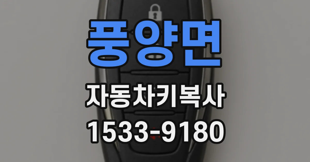 풍양면 자동차키복사