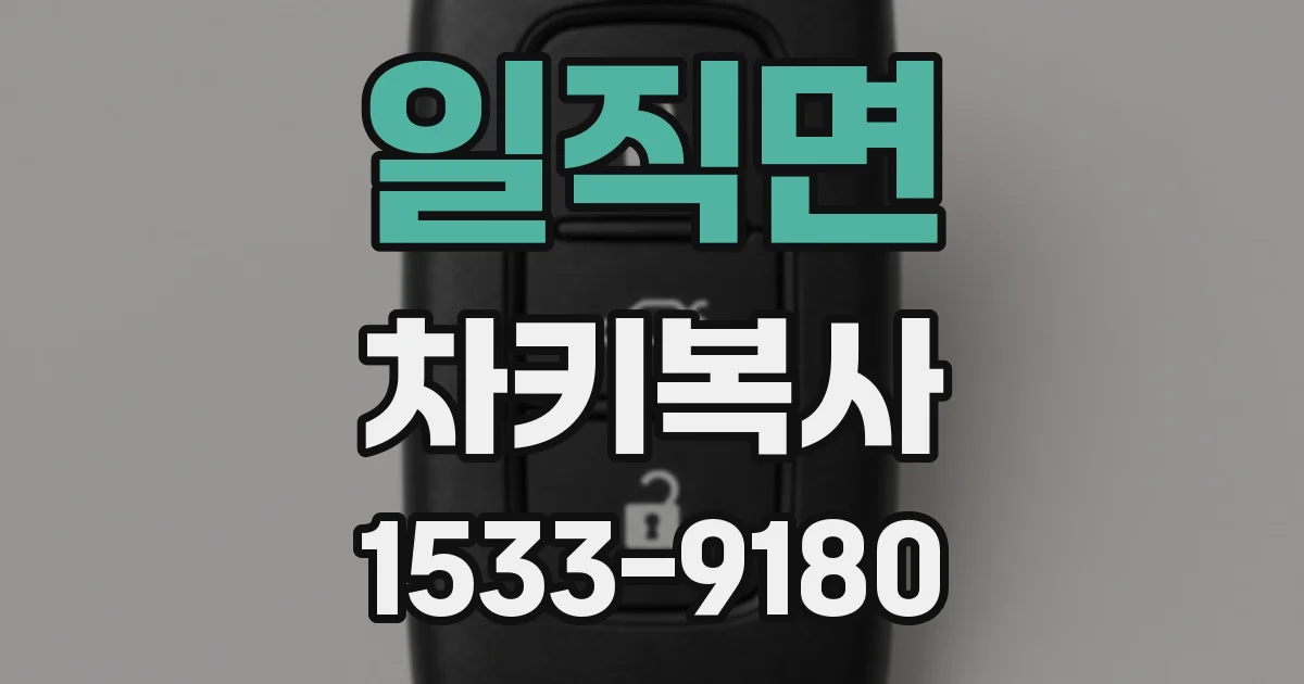 일직면 차키복사