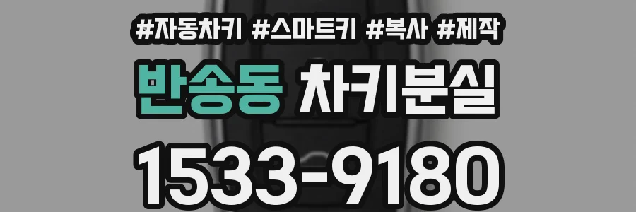 반송동 차키분실