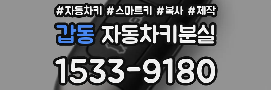 갑동 자동차키분실