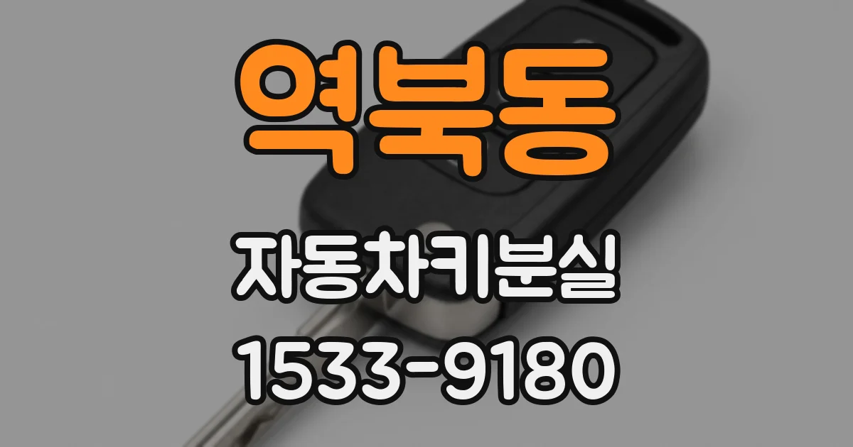 역북동 자동차키분실