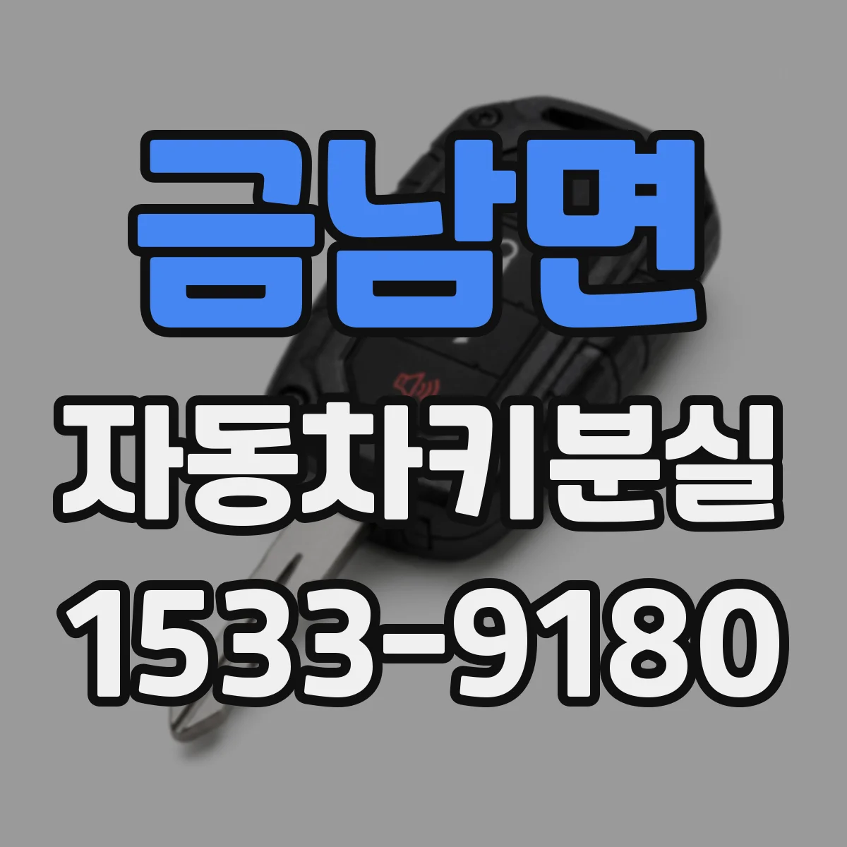 금남면 자동차키분실